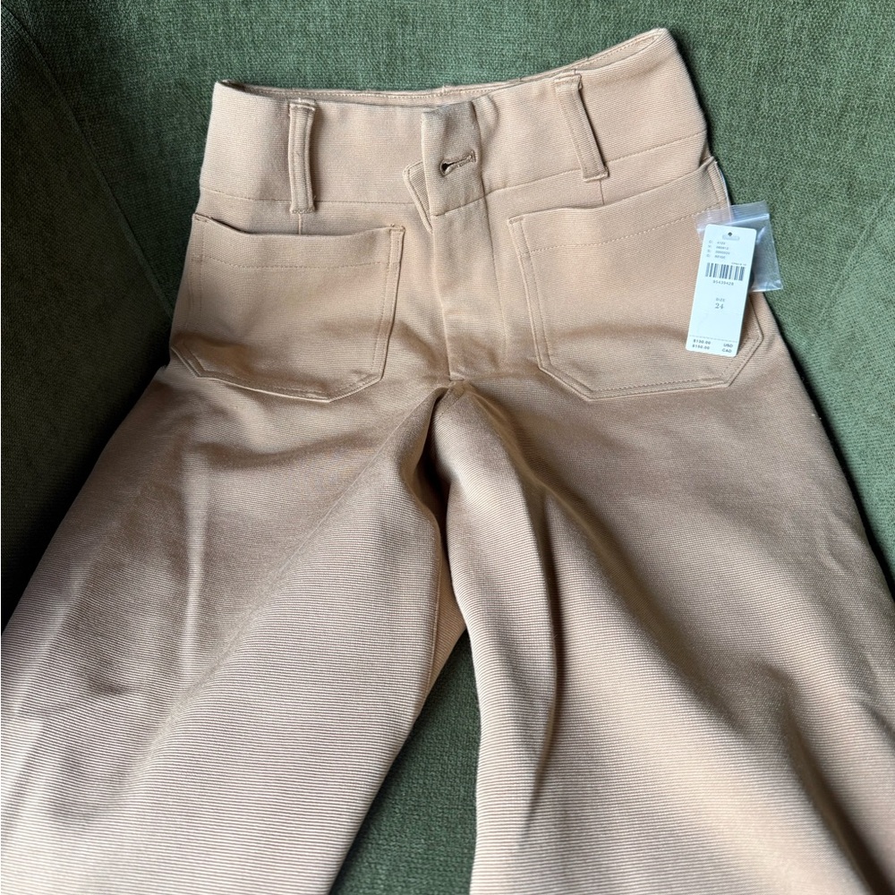 Maeve Tan Wide Leg Women's Pants - Picture 4 of 7